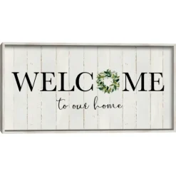 Welcome To Our Home Wreath Wall Plaque-Kirkland's Home Best Sale