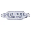 Welcome To The Beach Metal Wall Plaque-Kirkland's Home Discount