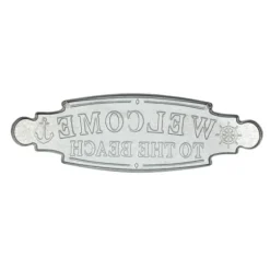 Welcome To The Beach Metal Wall Plaque-Kirkland's Home Discount