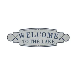 Welcome To The Lake Metal Wall Plaque-Kirkland's Home Hot