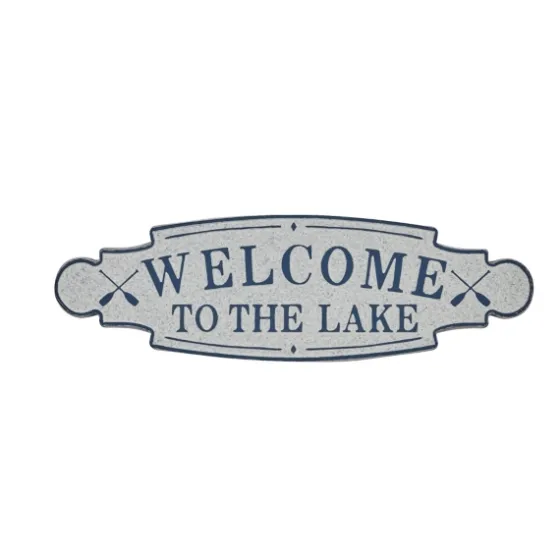 Welcome To The Lake Metal Wall Plaque-Kirkland's Home Hot