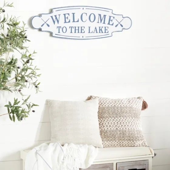Welcome To The Lake Metal Wall Plaque-Kirkland's Home Hot