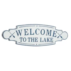 Welcome To The Lake Metal Wall Plaque-Kirkland's Home Hot