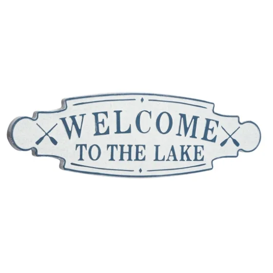 Welcome To The Lake Metal Wall Plaque-Kirkland's Home Hot