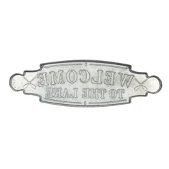 Welcome To The Lake Metal Wall Plaque-Kirkland's Home Hot