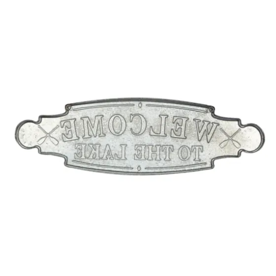 Welcome To The Lake Metal Wall Plaque-Kirkland's Home Hot