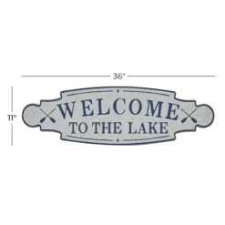 Welcome To The Lake Metal Wall Plaque-Kirkland's Home Hot
