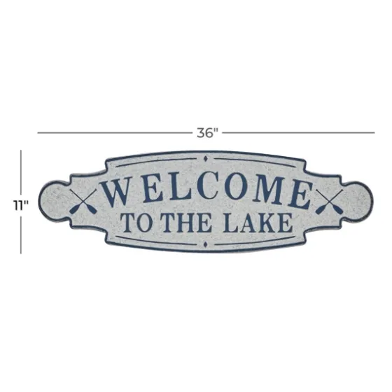 Welcome To The Lake Metal Wall Plaque-Kirkland's Home Hot