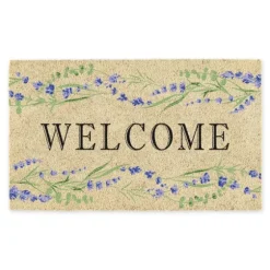 Welcome With Lavender Doormat-Kirkland's Home New