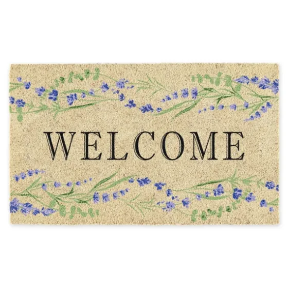Welcome With Lavender Doormat-Kirkland's Home New