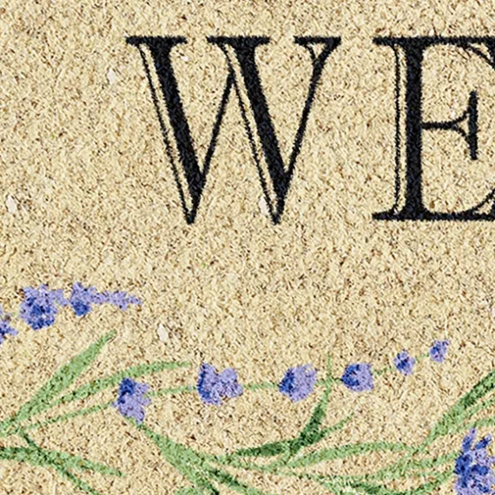 Welcome With Lavender Doormat-Kirkland's Home New