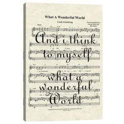 What A Wonderful World Ii Canvas Art Print-Kirkland's Home Sale