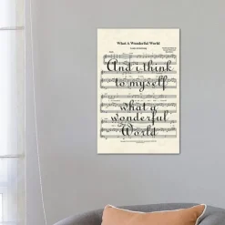 What A Wonderful World Ii Canvas Art Print-Kirkland's Home Sale