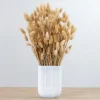 Wheat Arrangement In White Glass Vase-Kirkland's Home Outlet