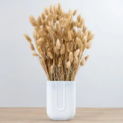 Wheat Arrangement In White Glass Vase-Kirkland's Home Outlet