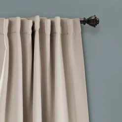 Wheat Back Tab Blackout Curtain Panel Set, 84 In.-Kirkland's Home Clearance