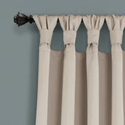 Wheat Knotted Curtain Panel Set, 84 In.-Kirkland's Home Best