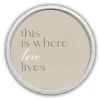 Where Love Lives Round Framed Plaque-Kirkland's Home Cheap