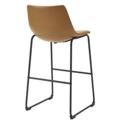 Whiskey Faux Leather Bar Stools, Set Of 2-Kirkland's Home Clearance