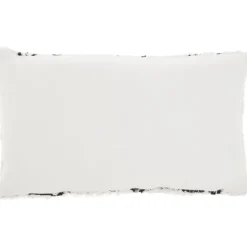 White And Black Tufted Geo Lumbar Pillow-Kirkland's Home Cheap