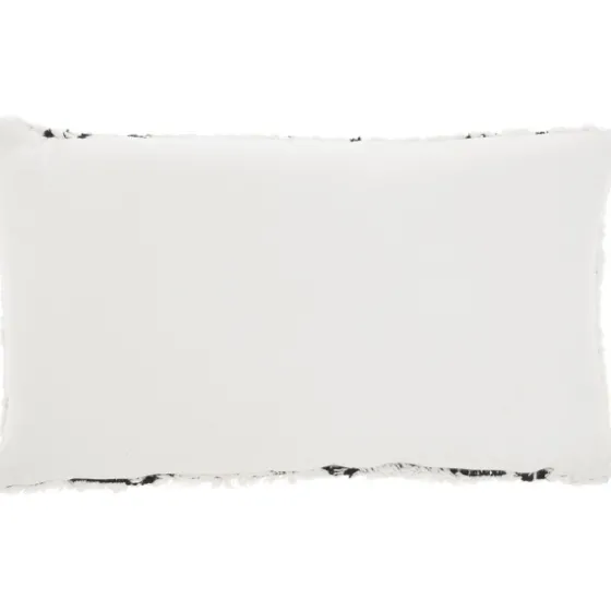 White And Black Tufted Geo Lumbar Pillow-Kirkland's Home Cheap