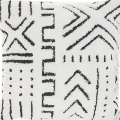White And Black Tufted Geo Throw Pillow-Kirkland's Home Best