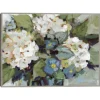 White And Blue Hydrangeas Framed Canvas Art Print-Kirkland's Home Cheap