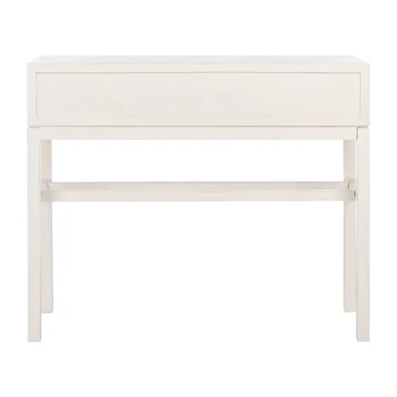 White And Brown Herringbone Console Table-Kirkland's Home Store