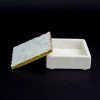 White And Gold Marble Square Vanity Box-Kirkland's Home Shop