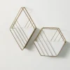 White And Gold Metal Wall Pockets, Set Of 2-Kirkland's Home Store