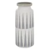 White And Gray Geometric Triangle Vase, 13 In.-Kirkland's Home Best