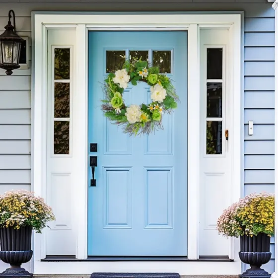 White And Green Mixed Floral Spring Wreath-Kirkland's Home Hot
