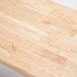 White And Natural Wood Dining Bench-Kirkland's Home Sale