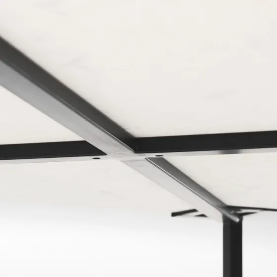 White And Onyx Marble Top Square Coffee Table-Kirkland's Home Outlet