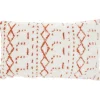 White And Orange Tufted Geo Lumbar Pillow-Kirkland's Home New