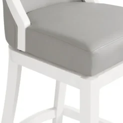 White And Swivel Bar Stool-Kirkland's Home Best