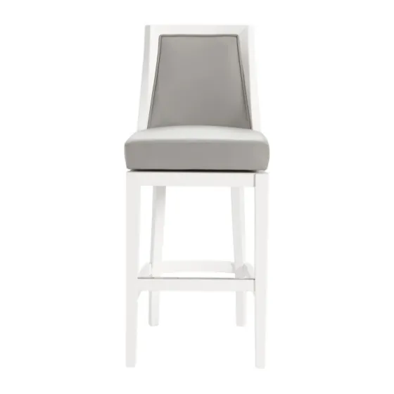 White And Swivel Bar Stools, Set Of 2-Kirkland's Home Hot