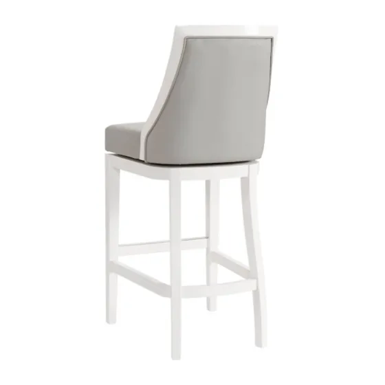 White And Swivel Bar Stools, Set Of 2-Kirkland's Home Hot