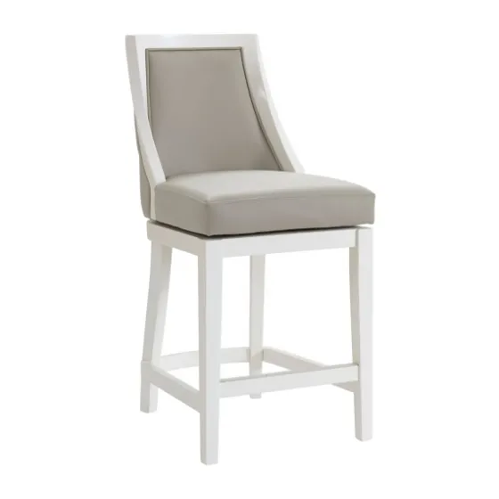 White And Swivel Counter Stools, Set Of 2-Kirkland's Home New