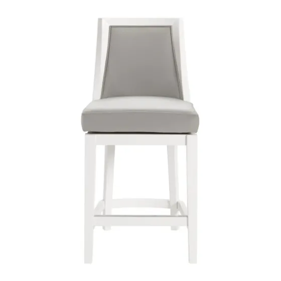 White And Swivel Counter Stools, Set Of 2-Kirkland's Home New