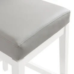 White And Swivel Counter Stools, Set Of 2-Kirkland's Home New