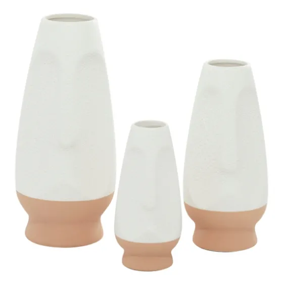 White And Tan Two Tone 3-Pc. Vases-Kirkland's Home Best Sale