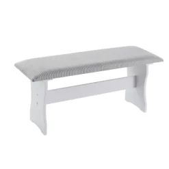 White And Upholstered 3-Pc Dining Nook Set-Kirkland's Home Discount