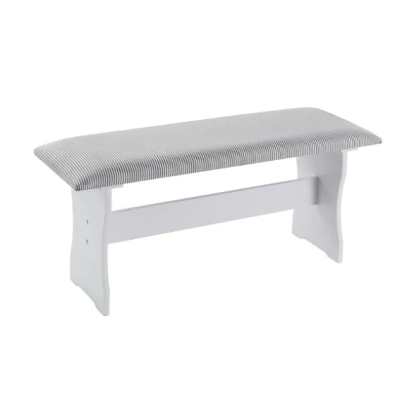 White And Upholstered 3-Pc Dining Nook Set-Kirkland's Home Discount