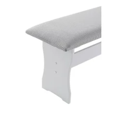 White And Upholstered 3-Pc Dining Nook Set-Kirkland's Home Discount