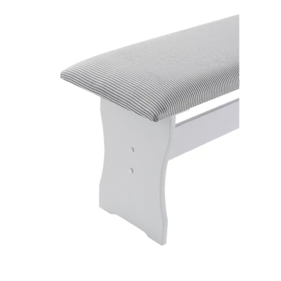 White And Upholstered 3-Pc Dining Nook Set-Kirkland's Home Discount