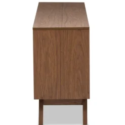 White And Walnut Mid-Century 6-Drawer Dresser-Kirkland's Home Outlet