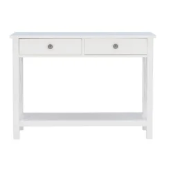 White Antique Pine X Console Table-Kirkland's Home Fashion