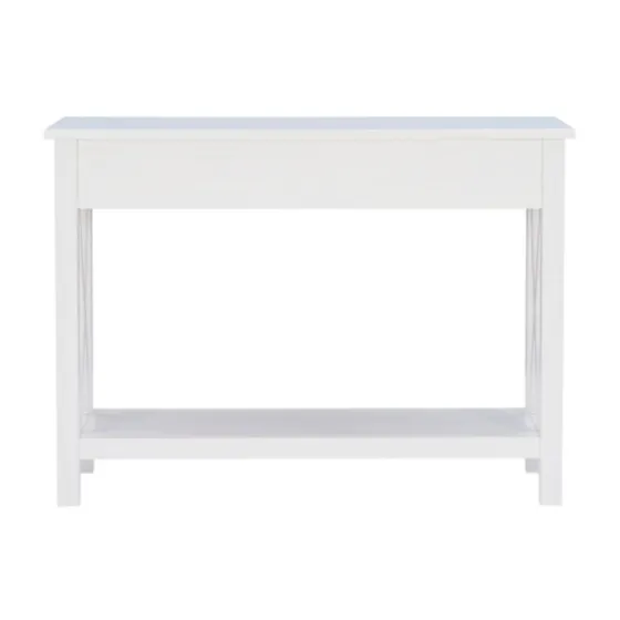 White Antique Pine X Console Table-Kirkland's Home Fashion