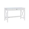 White Antique Pine X Frame Desk-Kirkland's Home Fashion